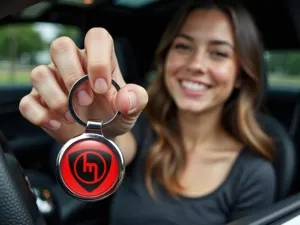 Mazda Llavero Lujo Anillo Acero Inox Premium